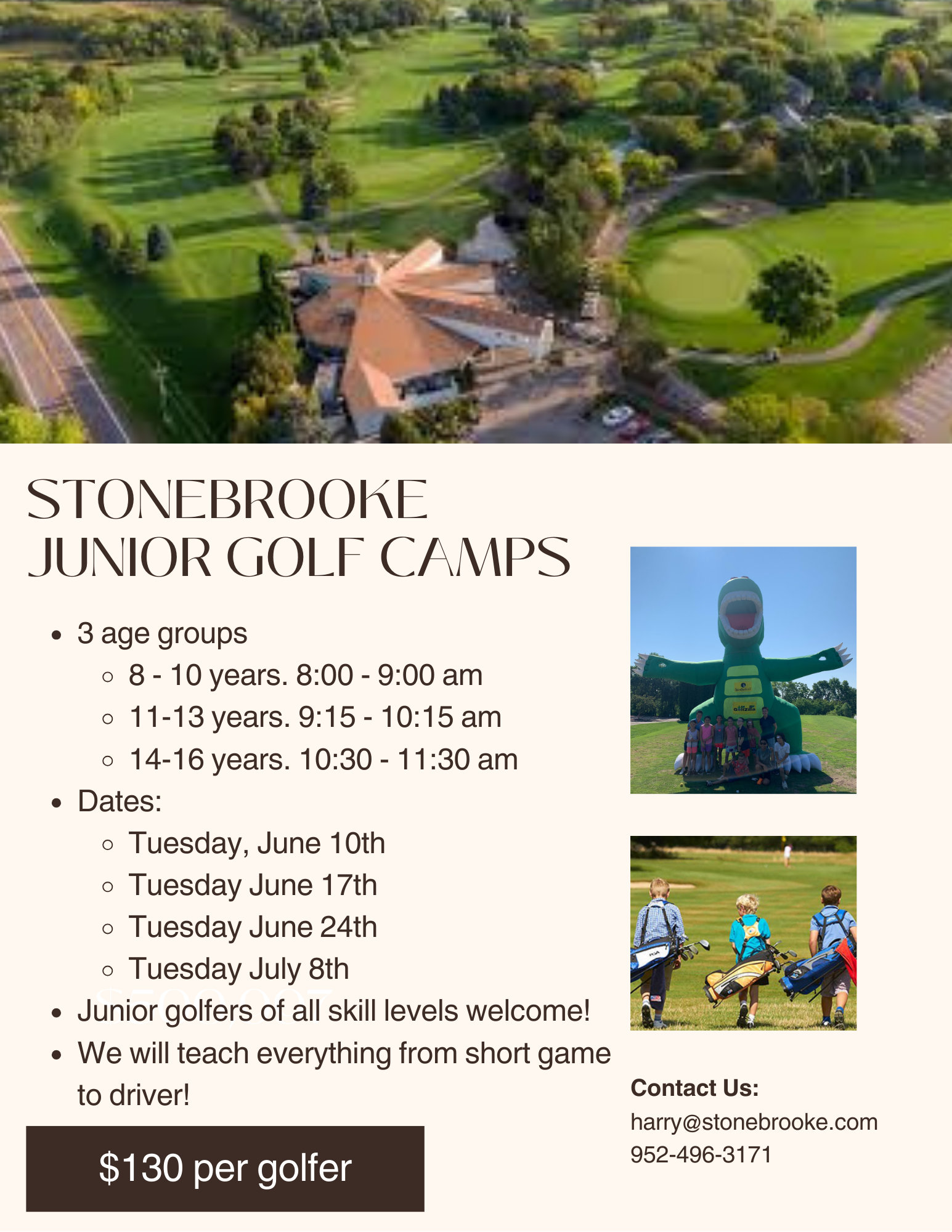 2025Junior Golf Camps